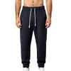 Pantalones Casuales para Hombre Europeos y Americanos Otoño e Invierno Exteriores Jacquard Pesado Textura Pantalones Deportivos Color Sólido Versátiles Diarios Pantalones Largos para Jogging