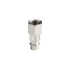 Conector rápido autoblocante tres en uno para tubería de aire, rosca interna y externa, cabezal macho y hembra, herramienta neumática, cabezal de casquillo de cola larga, borde transversal