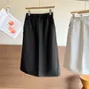 ¡Ropa de trabajo estilo montaña! Falda de trabajo de longitud media para mujer, cortavientos para exteriores y con forro polar, falda de cintura alta en línea A, adelgazante y resistente a las arrugas