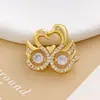 Colgante Micro-incrustado Circonita Accesorios Cisne Oso Joyería de Cobre Simple Elegante Gama Alta Accesorios de Joyería DIY