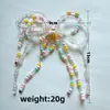 Flor de zapato Lazo Cuentas de arroz Borla Accesorios Cadena de cristal para teléfono móvil Accesorios para el cabello DIY Hebilla de zapato Llavero Transfronterizo Hecho a mano