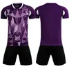 Uniformes de Fútbol al por Mayor para Niños/Adultos, Uniformes de Equipo de Entrenamiento de Competición, Ropa Deportiva, Playeras de Verano de Manga Corta con Estampado