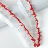 Adorno de Encaje Plisado de Lentejuelas Pequeñas de Colores de 2 cm de un Solo Lado para Ropa, Ropa Infantil, Textiles del Hogar, Accesorios de Bricolaje, Gomas para el Cabello y Adornos de Lentejuelas