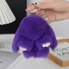 Adorno Colgante de Peluche Imitación Piel de Conejo Lindo Conejo Llavero para Coche Accesorio Colgante de Muñeco de Conejo de Orejas Caídas