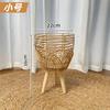Nuevo Soporte de Flores de Bambú Estante de Flores de Madera Sala de Estar de Pie Planta Verde Balcón Maceta Madera Maciza Decoración Sala de Estar Planta