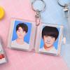 Álbum de fotos de 1 polegada, chaveiro, álbum de fotos, bolsa transparente de menina estrela de 2 polegadas, MINI, pequeno álbum de fotos, cross-border hot
