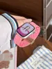 Pulseira de Relógio Tricotada com Fivela Magnética de Bolinhas Onduladas Adequada para Apple Watch iWatch 12ª Geração 11/10
