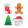 Venta Caliente Transfronteriza Esponja de Cocina con Estampado de Dibujos Animados para Lavar Platos Esponja Navideña para Lavar Ollas Esponja Rascadora