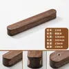 Manijas de Madera de Nogal, Gabinetes de Cajones de Madera Maciza, Puertas de Gabinete de Madera, Manijas de Armario de Madera Natural, Gabinetes de Madera, Minimalista Estilo Japonés