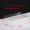 Caja de Pastel de Cumpleaños Digital Famosa en Internet Mascota Completamente Transparente Caja de Empaque para Hornear Engrosada a Prueba de Polvo Al por Mayor en Stock