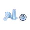 Fábrica fuente ranura cruzada con arandela mesón pwm acero al carbono chapado verde azul blanco zinc tornillo cabeza ovalada