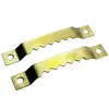 Ganchos Ocultos Dentados de Doble Cara Dorados para Accesorios de Marco de Fotos de Ferretería, Ganchos Ocultos para Panel Trasero, Ganchos Dentados Extendidos, Ganchos de Barra Recta Venta al por Mayor