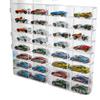 Hot Wheels Matchbox Tomeka Caja de Almacenamiento para Modelos de Coches de Juguete para Niños 1:Estante de Almacenamiento Multirejilla a Prueba de Polvo para 64 Autos