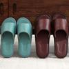 Pantuflas Haining Talla Extra Grande para Casa Verano Hombres y Mujeres Domésticas Antideslizantes Sandalias de Cuero Genuino Cuero de Vaca para Casa Sin Olor