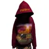 Sudadera con capucha holgada informal de personalidad, atuendo retro de moda Otoño e Invierno, Ropa urbana americana con estampado de Hip Hop europeo y americano