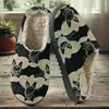 Pantuflas de Algodón para Hombres y Mujeres, Lindas Pantuflas Cálidas de Dibujos Animados para el Hogar, Pantuflas Estampadas de Comercio Exterior, Pod Cross-Border Jit Dropshipping