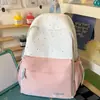 Mochila de Gran Capacidad, Elegante, Aspecto Fresco para Estudiantes, Niñas, Secundaria y Preparatoria, Lunares, Mochila Ligera de Viaje