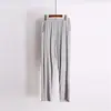 Pantalones de casa para mujer de modal se pueden usar afuera, ropa de casa casual para otoño e invierno con bolsillos, adecuados para habitaciones con aire acondicionado, pantalones cropped