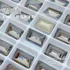Superventas 8*12Mmk9 Diamante de Cristal Rectangular de Ángulo Recto Accesorios Vidrio Brillante Arte de Uñas Diamante para Uñas Joyería Al Por Mayor
