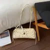 Bolsa de Mão Shuai Mi Jia de Nicho Bolsa de Trabalho Feminina 2026 Nova Estampa de Bolinhas Bolsa de Ombro