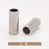 Redondo Cordón con Jareta Campana de Metal Hebilla Recta para Extremo de Cordón Aleación de Zinc Galvanizada Hebilla para Extremo de Cordón de Pantalón Accesorios de Confección Jin Da
