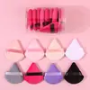 Esponja de maquillaje triangular suave para polvos de maquillaje en stock gancho de maquillaje esponja de maquillaje para principiantes portátil esponja de miel al por mayor