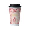 Overlord Vaso de Té con Leche Igual Vaso Desechable Especial para Cafetería Paquete Comercial Vaso de Papel
