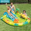 Tobogán infantil intex piscina inflable para niños piscina inflable con tobogán fuente piscina de bolas oceánicas interior