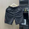 Shorts masculinos estilo europeu de perna reta, seda gelada, fresco, secagem rápida, verão, finos, respiráveis, versáteis, estilosos, para praia