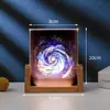 Marco de Fotos de Medalla de Cristal Impreso a Color UV Lámpara de Noche Luminosa Plantilla Adorno de Decoración para el Hogar y el Dormitorio Lámpara Regalo Creativo Premio