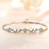 Pulseira de Prata Estilo Japonês e Coreano Feminina Simples Personalizada Criativa Pulseira de Estrela Presente de Aniversário com Zircônio Swarki Geração Cabelo