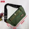 Bolsa de Cintura para Deportes al Aire Libre Antirrobo Moda para Hombres y Mujeres Bolsa para Teléfono Móvil Lona Casual Fitness Impermeable Crossbody Almacenamiento Bolsa a Prueba de Golpes