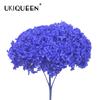 Hortensia de Hoja Pequeña Flor Eterna de Yunnan Flor Seca Rama Única Adornos para Decoración del Hogar Ramo Hecho a Mano Material DIY Venta al por Mayor