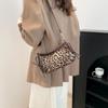 Bolso de Hombro Estilo Occidental Retro con Estampado de Leopardo Transfronterizo Estilo Coreano Lazo Moda 2025 Nuevo Texturizado Primavera