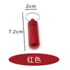 Mini Llavero Botella de Pastillas de Aleación de Aluminio Portátil para Exteriores Impermeable Sellado Lata de Almacenamiento Disponible en Varios Colores