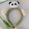 Nueva Diadema de Panda Linda y Súper Adorable, Pasador de Panda de Dibujos Animados 3D, Accesorio Floral para el Cabello