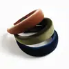 Europa y Estados Unidos transfronterizo ins Amazon terciopelo dorado terciopelo esponja diadema otoño e invierno grueso terciopelo diadema negro mujeres