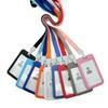 Fábrica de Origen Stock Listo para Entrega Transfronteriza Soporta Dropshipping Material PP Porta Credencial para Estudiante Lanyard Multicolor Porta Credencial de Presión