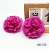 Arranjo de Parede com Flores de Cravo Artificiais Cabeças de Flores de Calêndula Falsas Acessórios Feitos à Mão Decoração de Halloween Flores de Seda