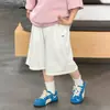 Liquidación de Verano 2026 para Niños Pantalones Cortos de Algodón Frescos Versátiles para Niños y Niñas con Estampado de Letras Elegante