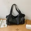 Bolsa de Motocicleta Outono/Inverno 2026 para Mulheres, Simples e de Grande Capacidade, Estilo Europeu e Americano, Bolsa de Ombro e Transversal, Bolsa de Viagem, Grande Capacidade para o Dia a Dia