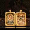 Colgante Thangka de los Ocho Guardianes de la Montaña Wutai, Colgante de Doble Cara con Dragón Tridimensional Wuye Benmingfo, Equipaje