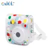 El Nuevo Modelo es Adecuado para Bolsa Transparente para Cámara Polaroid Mini13/12/11, Bolsa Protectora para Cámara Digital de Puntos de Colores
