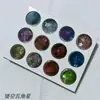 Joias para nail art 12 cores 18 cores 24 cores 45 cores 48 cores pó de glitter pó laser nail art francesa cristal dourado pó de cebola