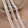 Grande quantidade de renda de algodão tecida à mão Cong unilateral para laços DIY e acessórios de vestuário