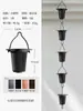 Cadena de Lluvia para Villa Campana de Gota de Lluvia Carrillón de Viento Cadena de Goteo de Alero Estilo Chino Cadena de Agua de Lluvia Cadena Guía de Agua para Patio Cadena de Drenaje para Exteriores No