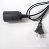 Enchufe estándar americano portalámparas E27 con cable enchufe estándar americano con interruptor 303 candelabro portalámparas E27 línea de interruptor de candelabro cable E27