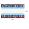 SONIC El Erizo SONIC Diseño para Fiesta de Cumpleaños Infantil Plato de Papel Decorativo Mantel Azul Vajilla para Fiesta Temática