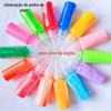 Pintura Infantil com 24 Cores, 36 Cores, 48 Cores Sacos de Areia Colorida Tingida e Frascos de 30g e 50g de Areia Colorida Tingida