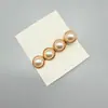 Presilhas de Cabelo de Pena e Pérola Estilo Francês Mais Vendidas, Presilhas Jacaré, Conjunto de Seis Peças Estilo Ins, Presilhas Laterais para Franja, Acessórios de Cabelo, Novo Produto Popular
